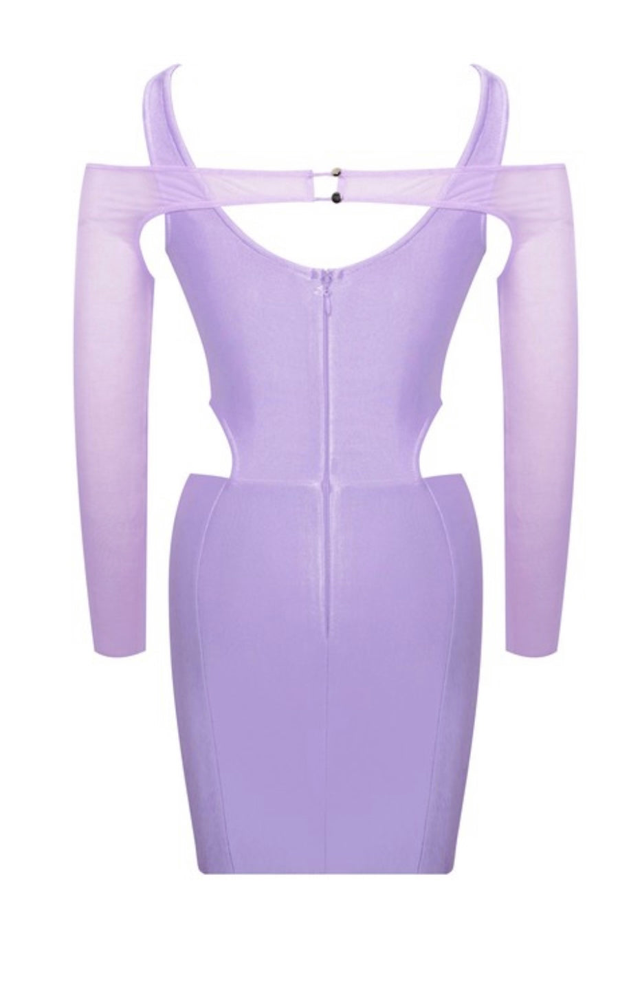 Ohana Lavender Mesh Bandage Dress