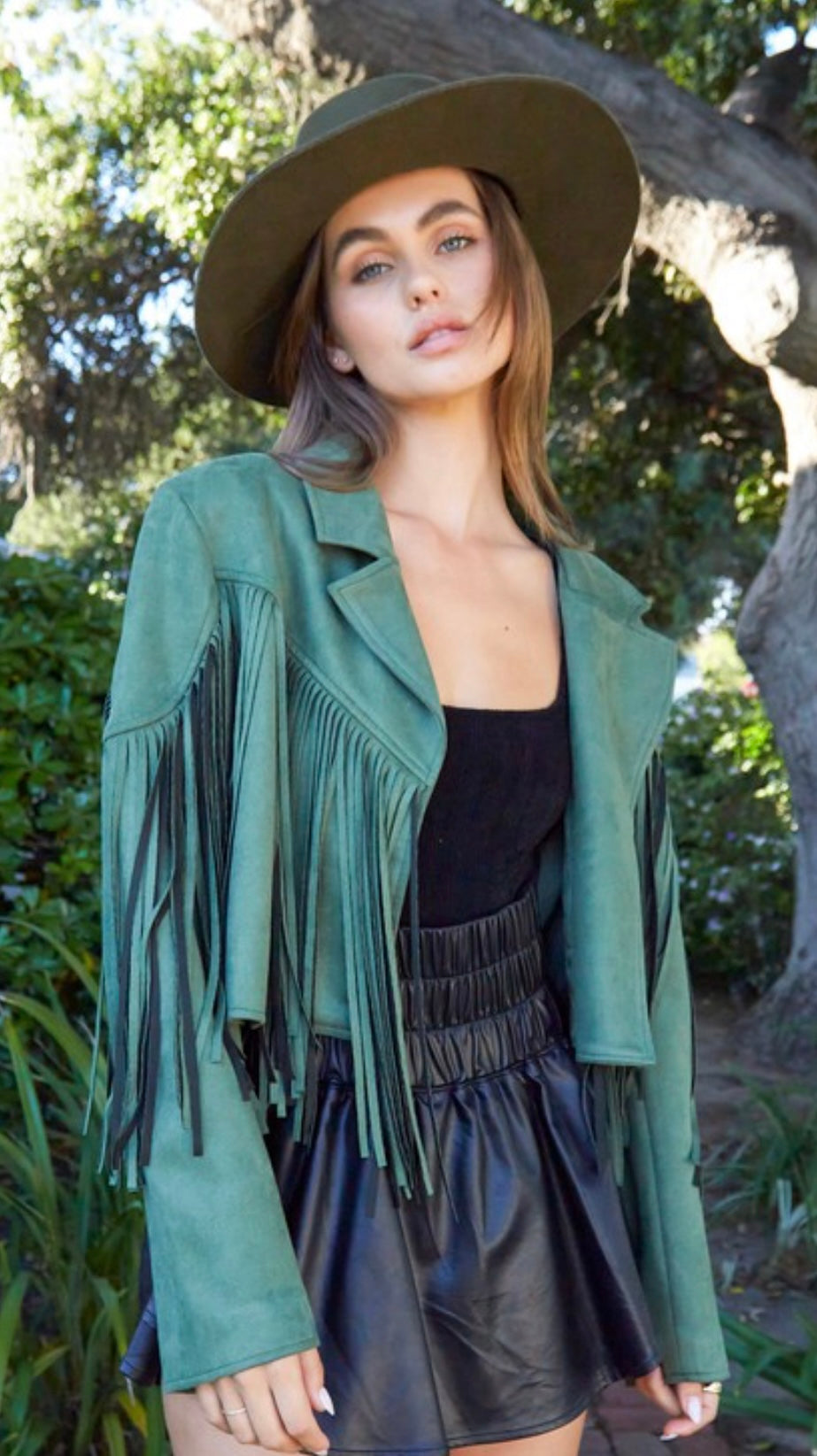 Fringe Suede Jacket