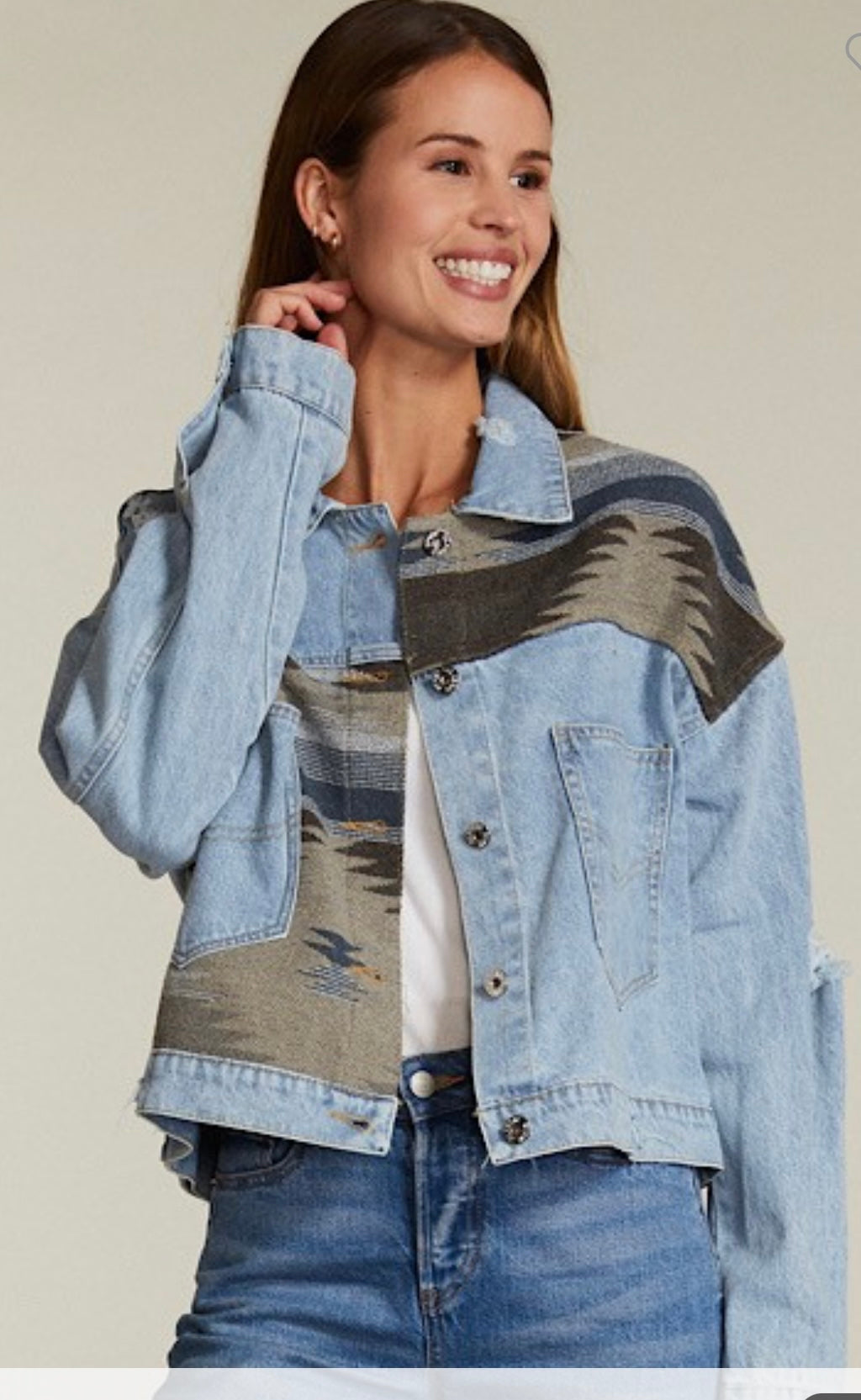 La Azteca Denim Jacket