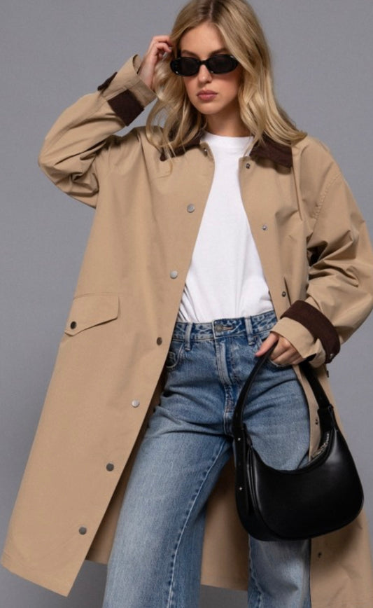 Khaki Trench Coat
