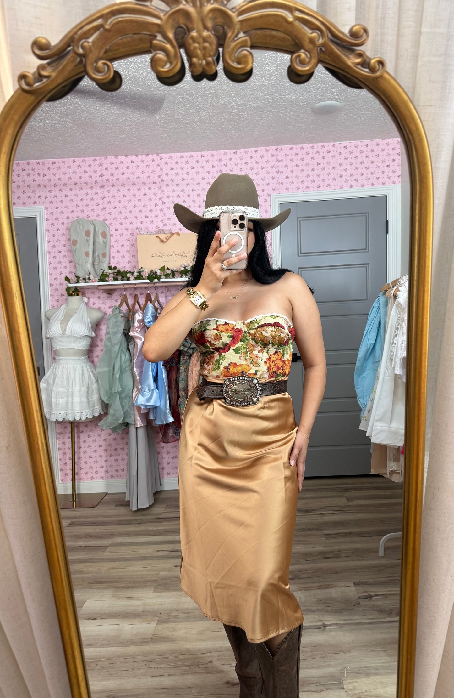 Floral Corset Top