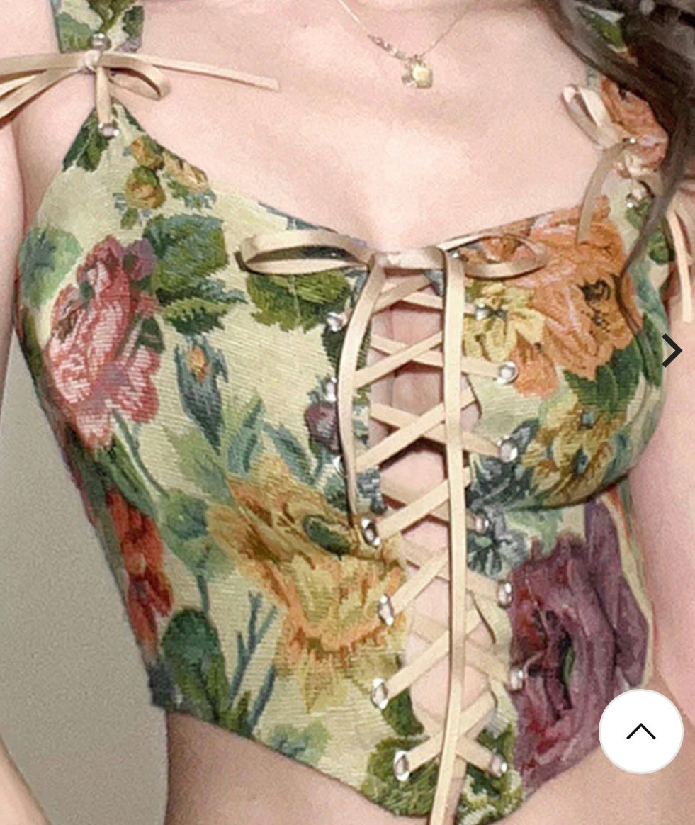 Floral Corset top