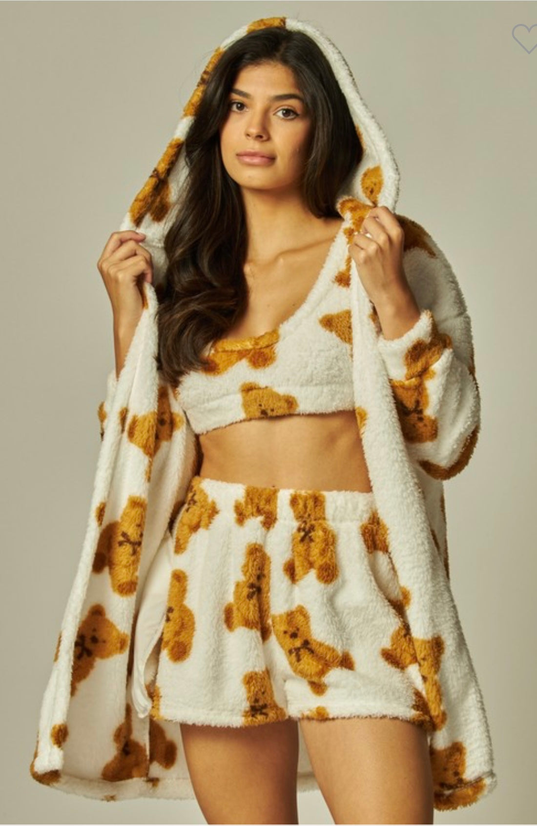 Teddy Bear 3 piece Pajama Set