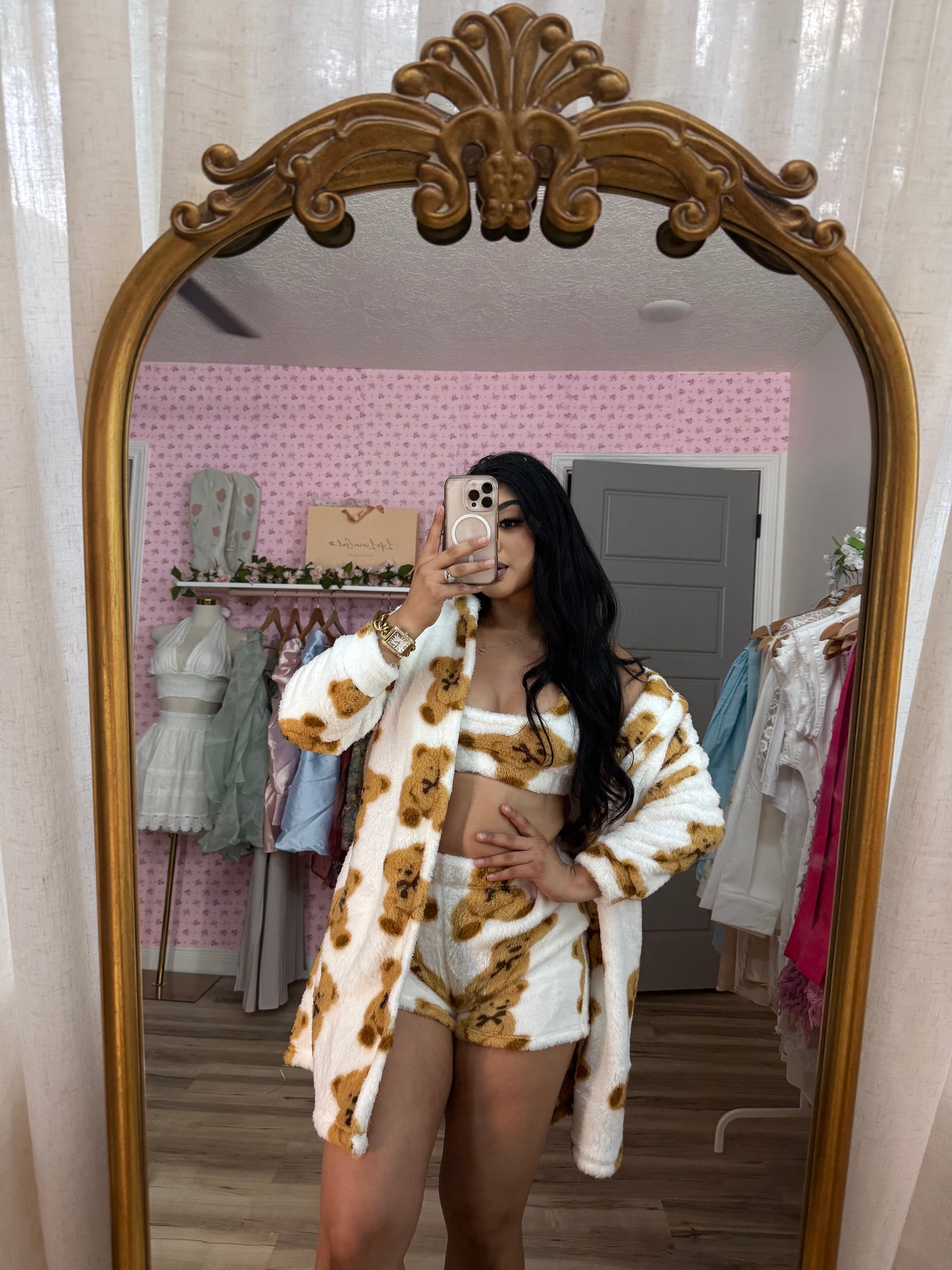 Teddy Bear 3 piece Pajama Set