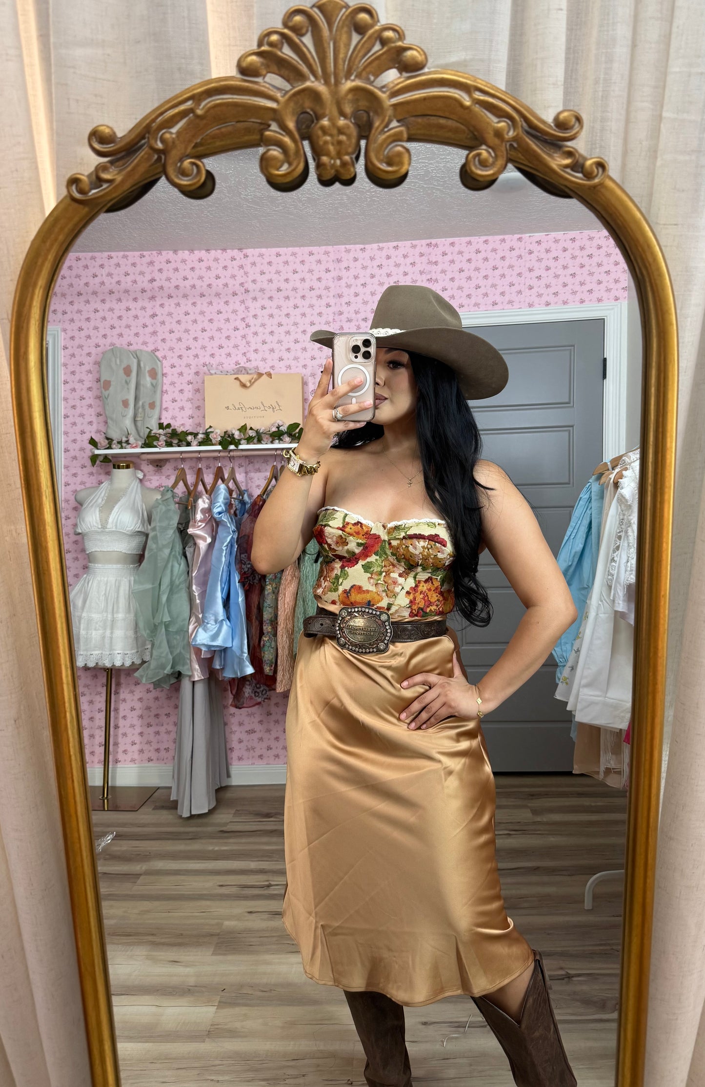 Floral Corset Top