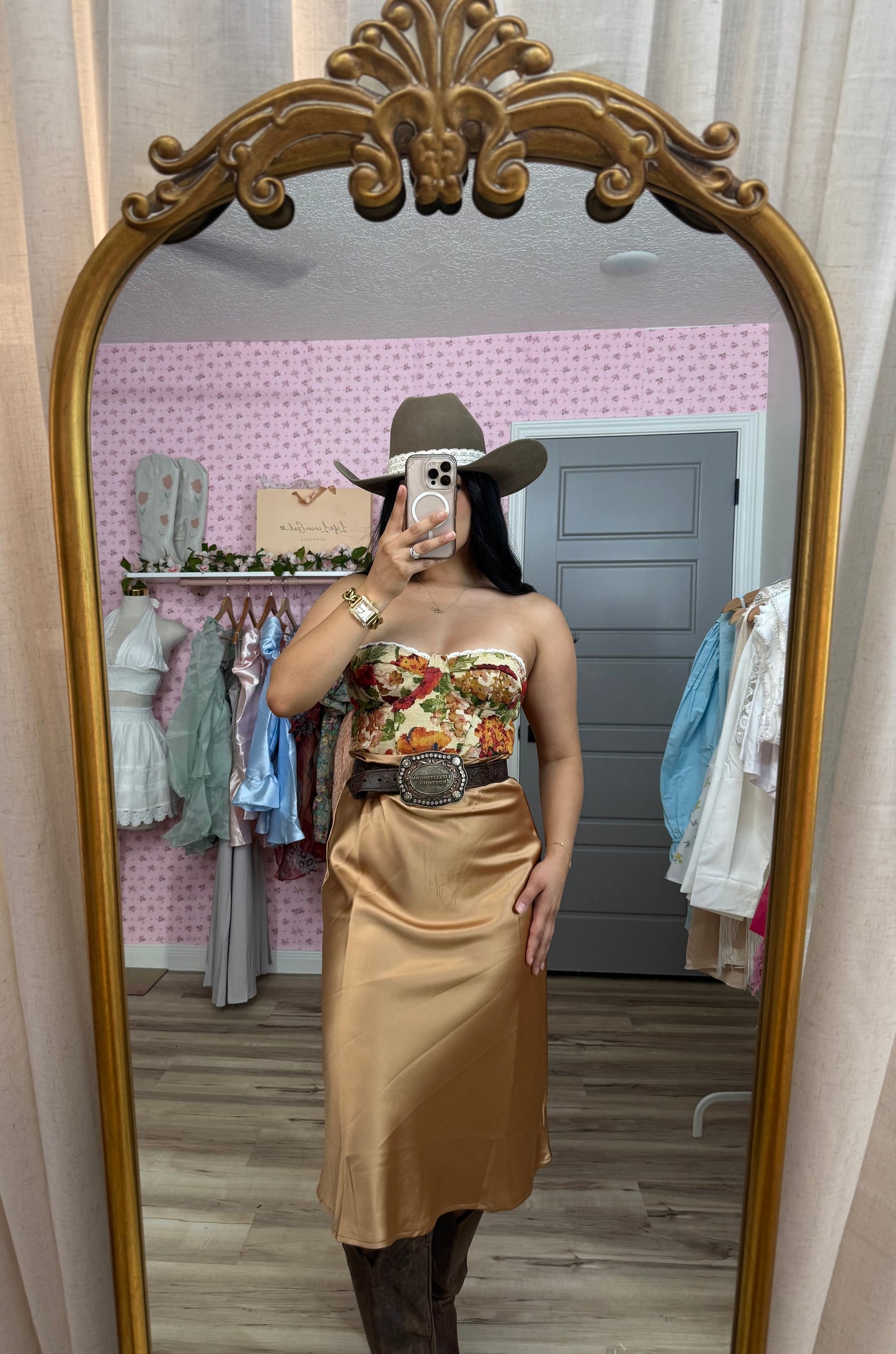 Floral Corset Top