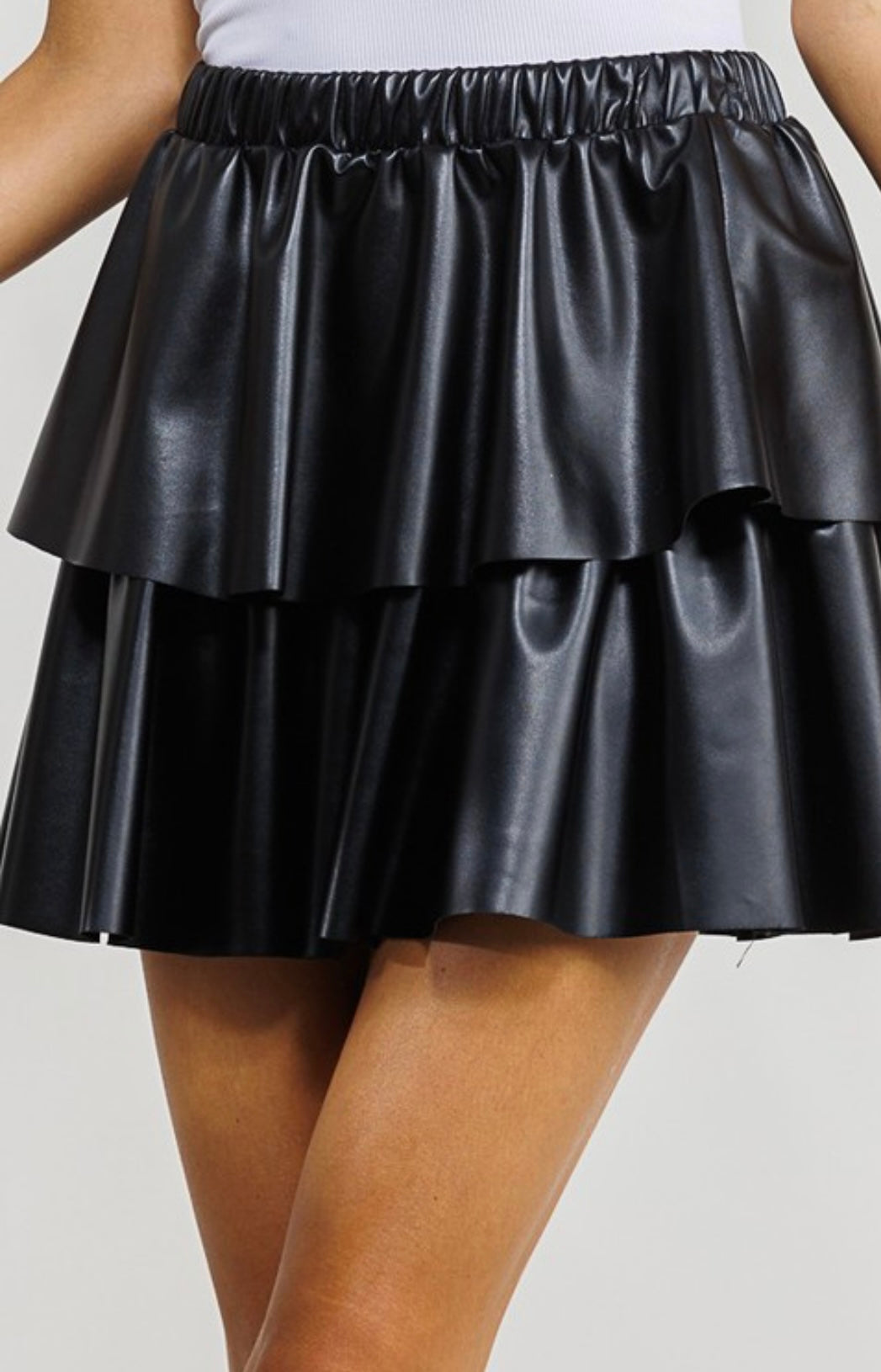 Pleated mini Skirt