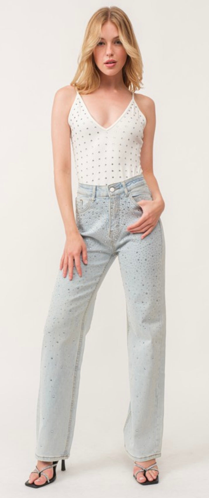 Rhinestone Jeans