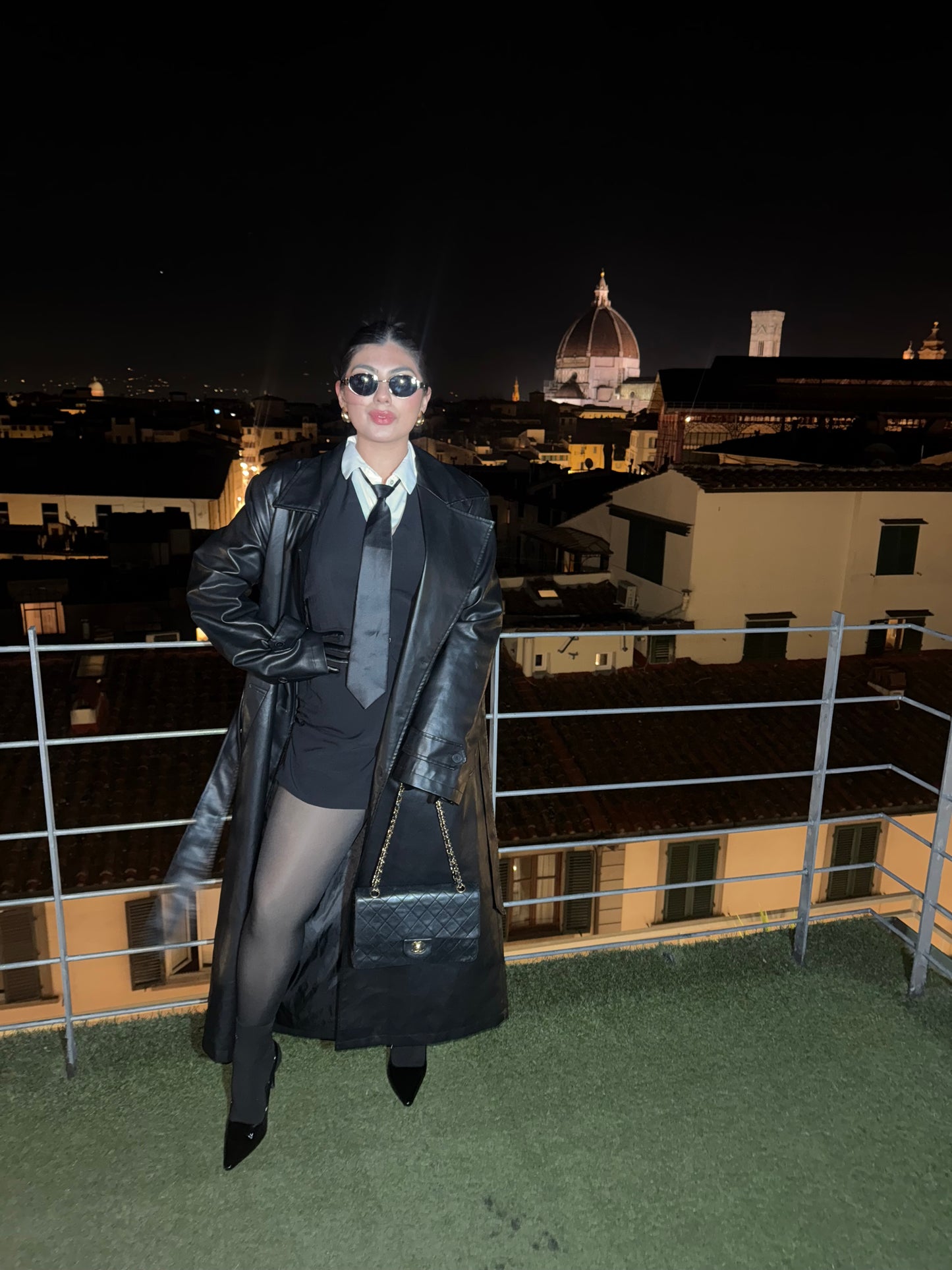 Black Vest with Skirt Set