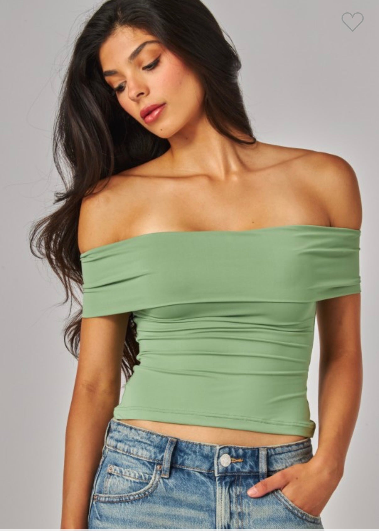 Double Layer off the shoulder Top