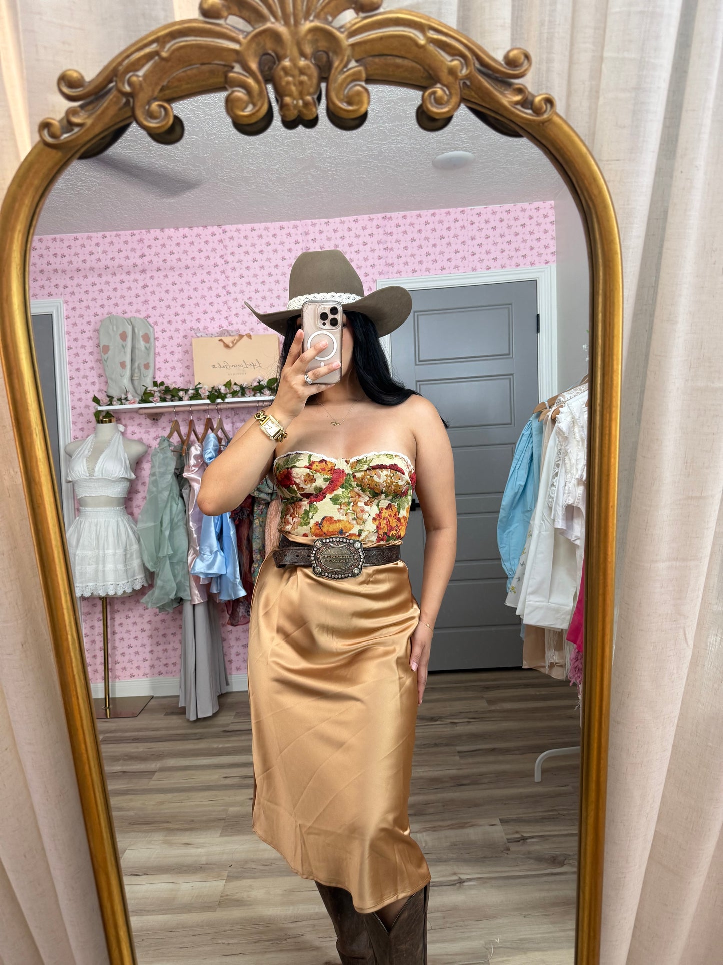 Floral Corset Top