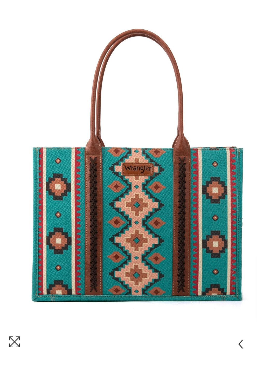 Wrangler Turquoise Tote bag