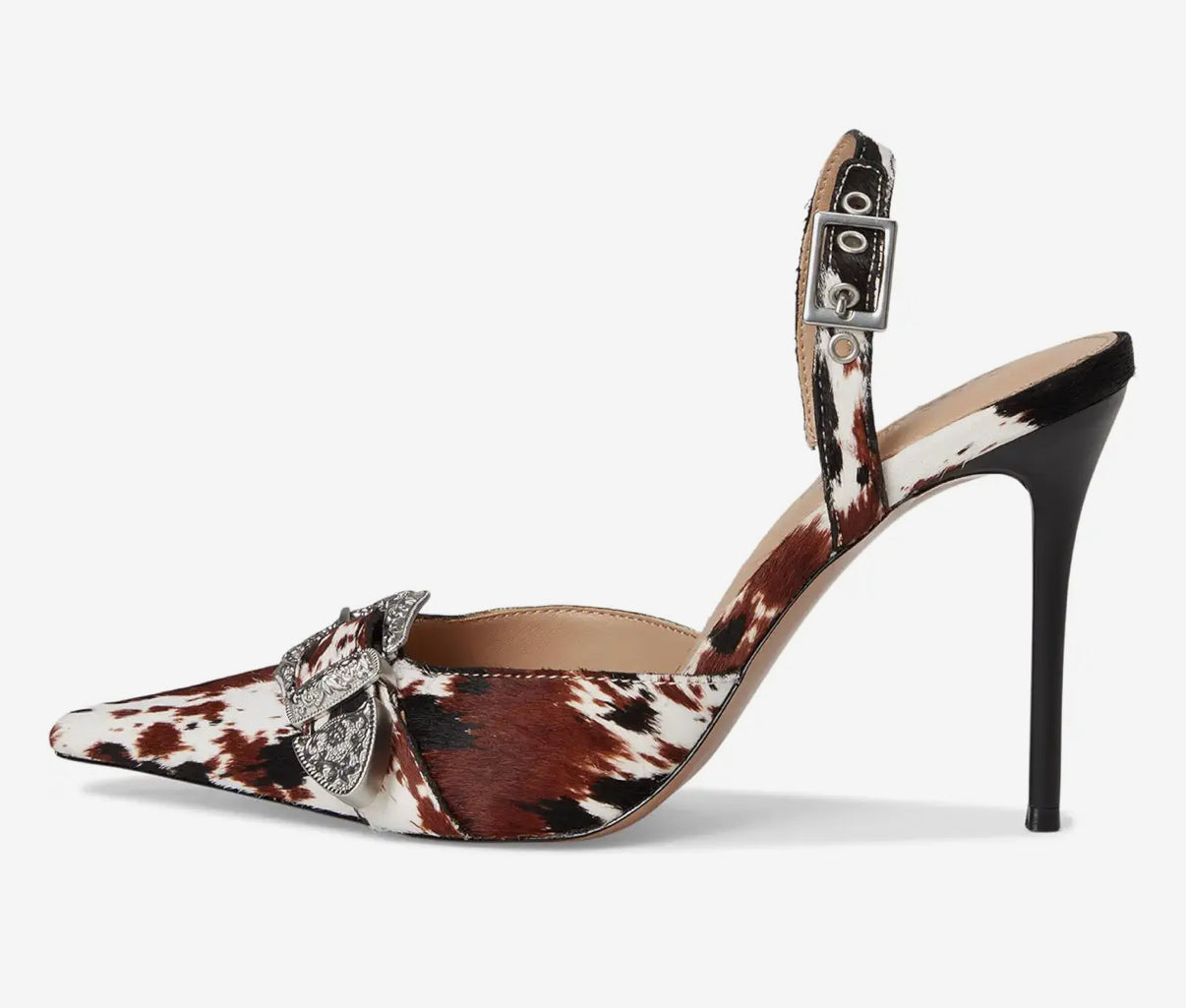 Steve Madden Delilah Western Cowprint Heel
