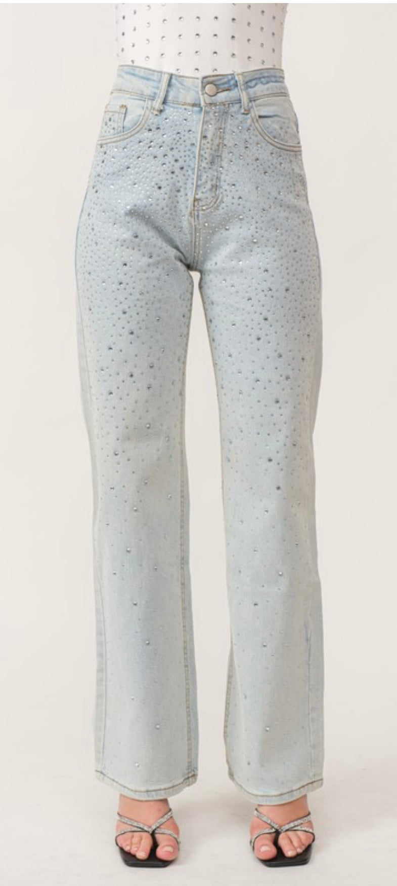 Rhinestone Jeans