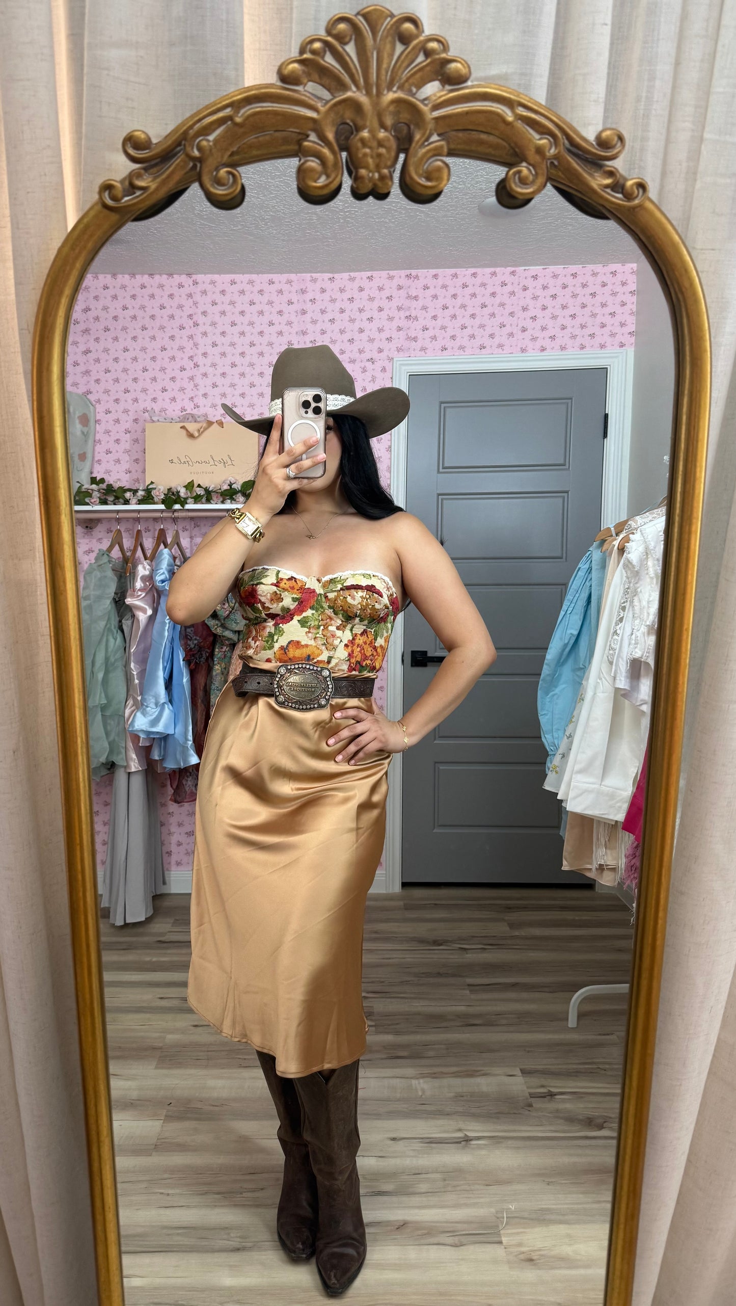 Floral Corset Top