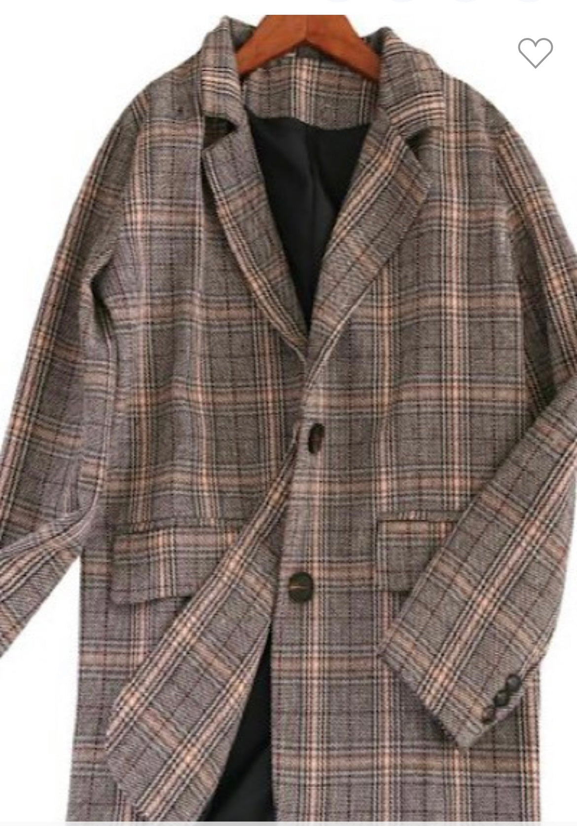 Plaid Blazer