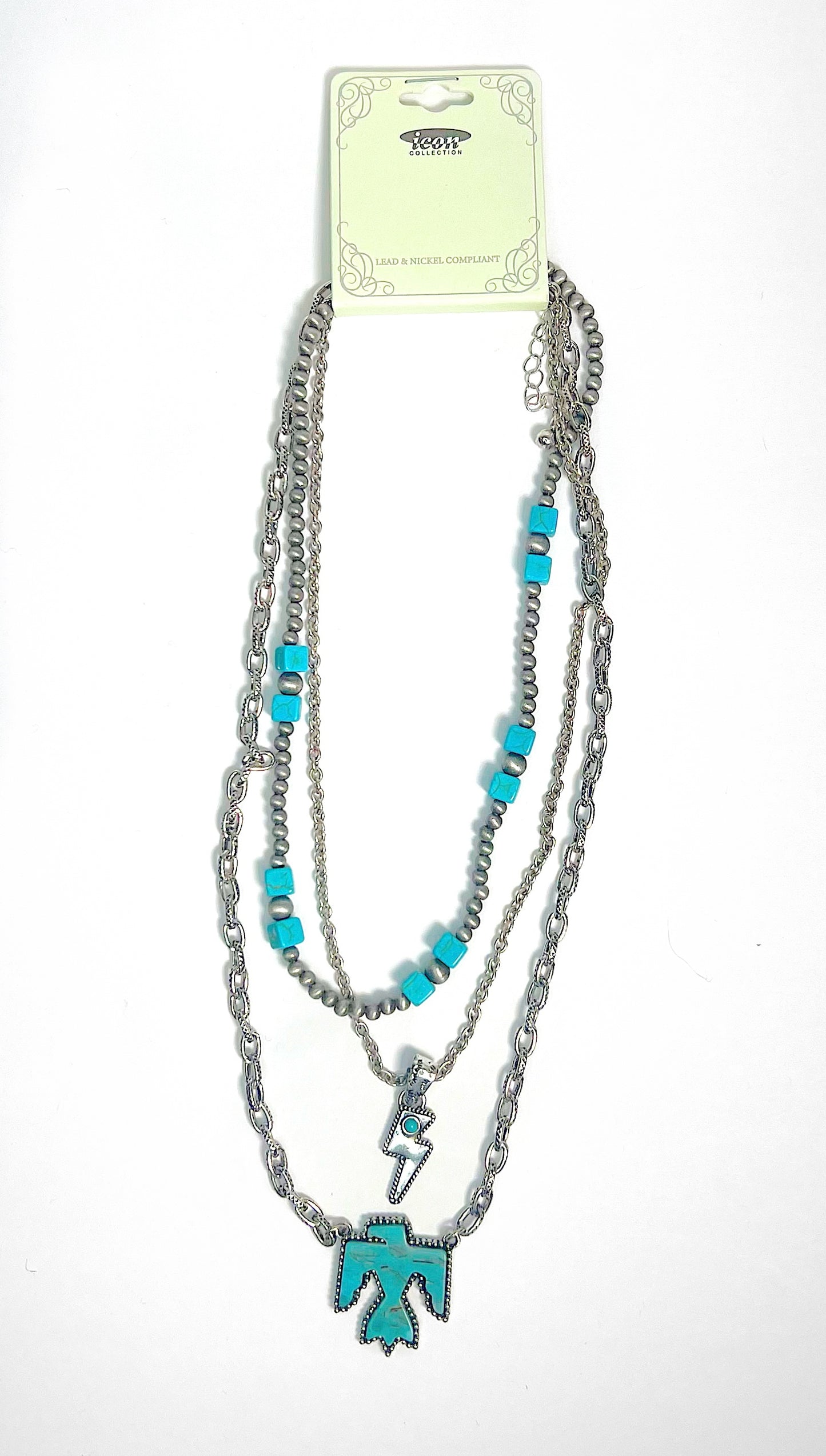 3 piece turquouse Navajo Necklace