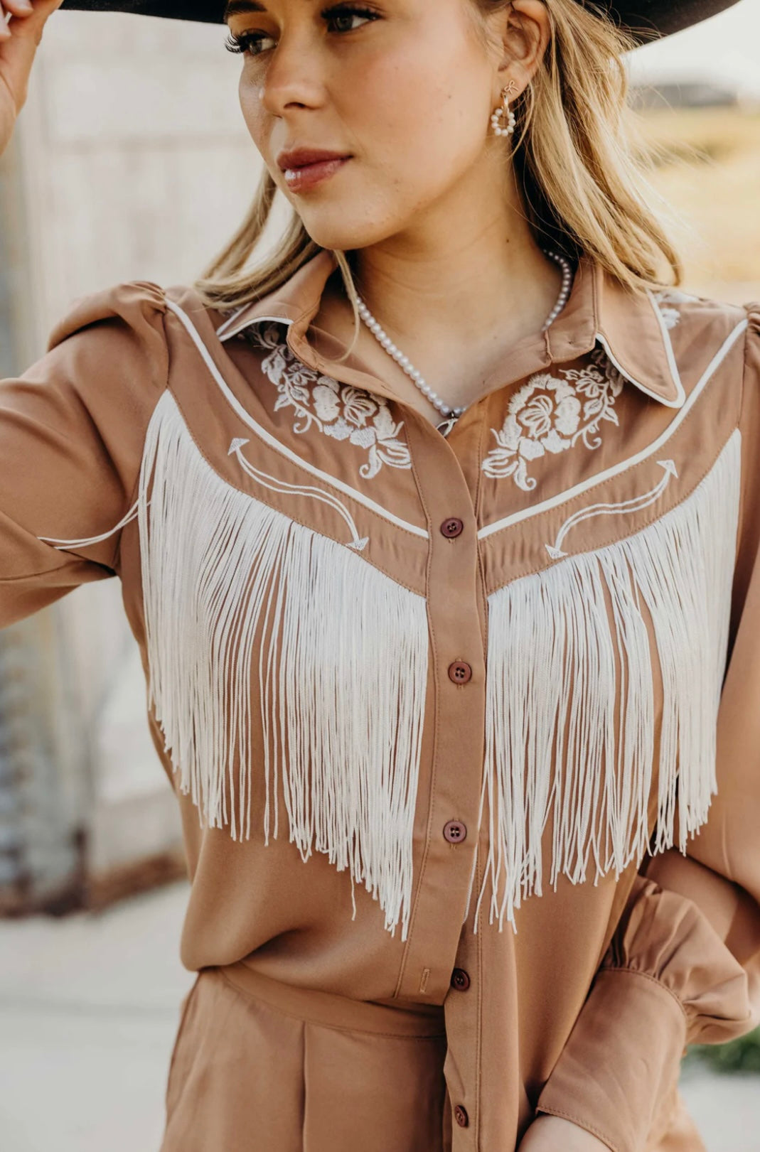 Western fringe Short Set