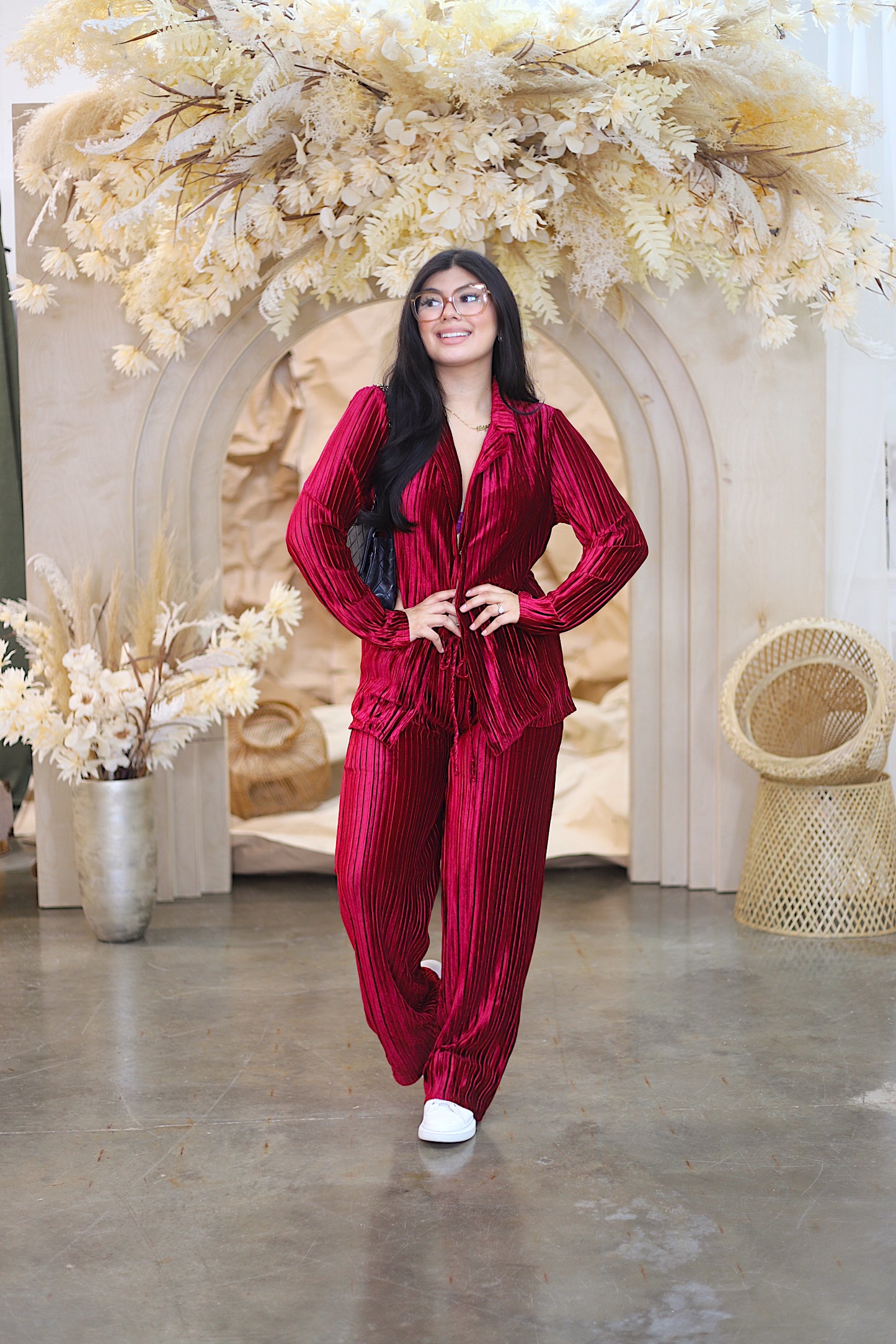 Velvet Lounge Pant Set