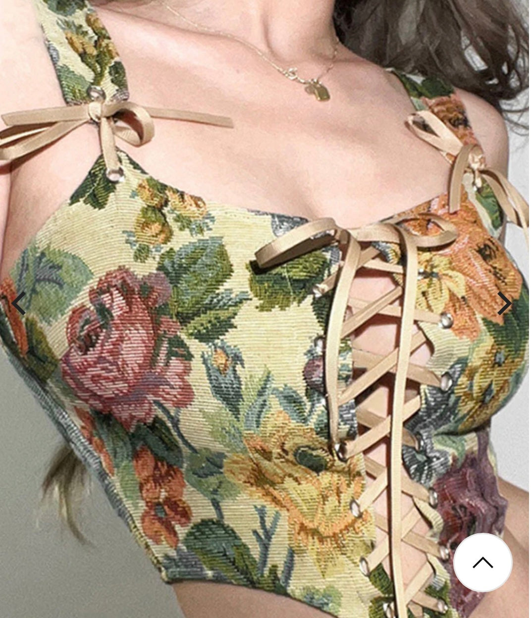 Floral Corset top