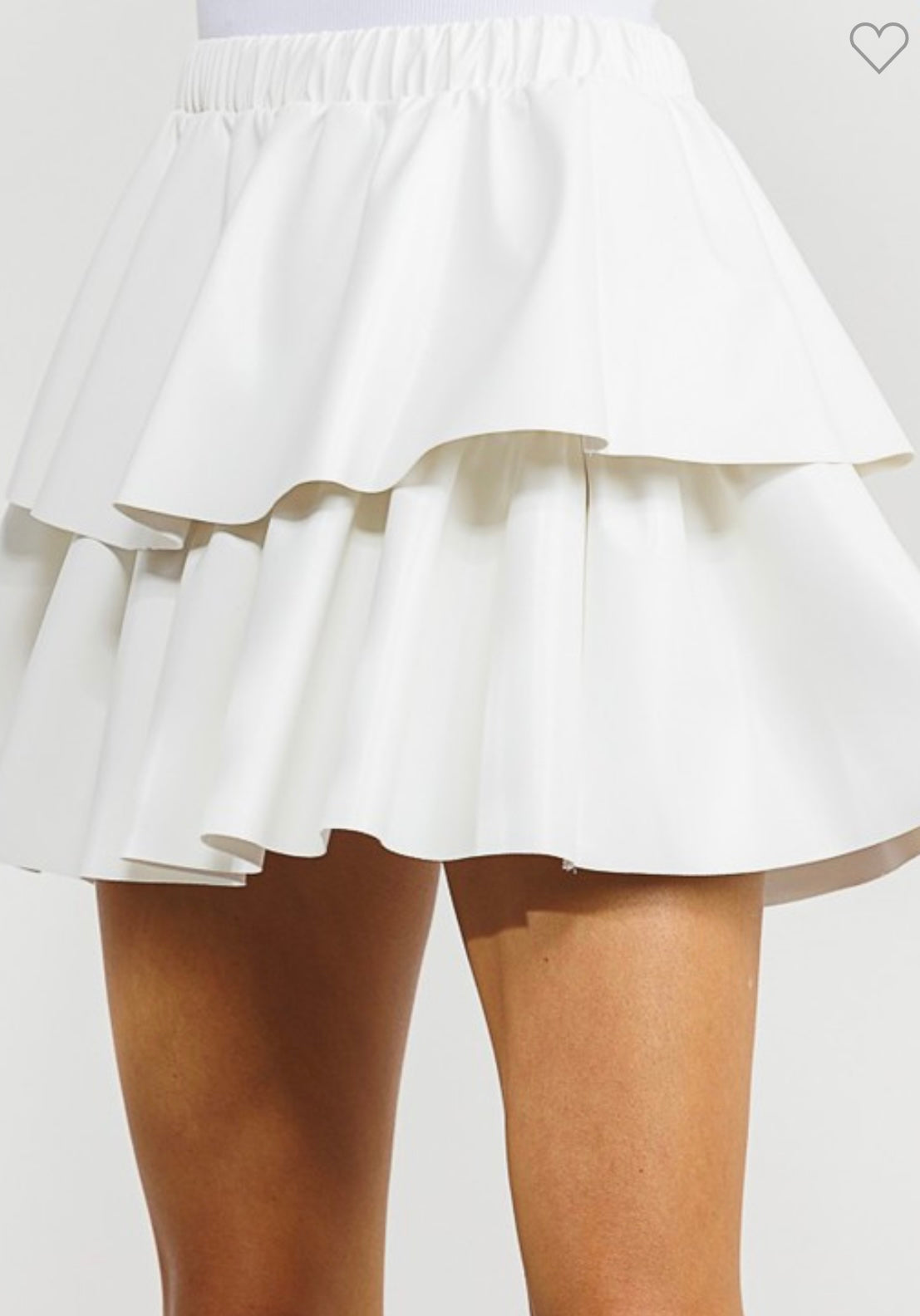 Pleated mini Skirt