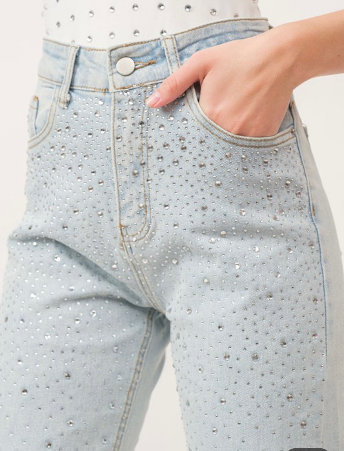 Rhinestone Jeans