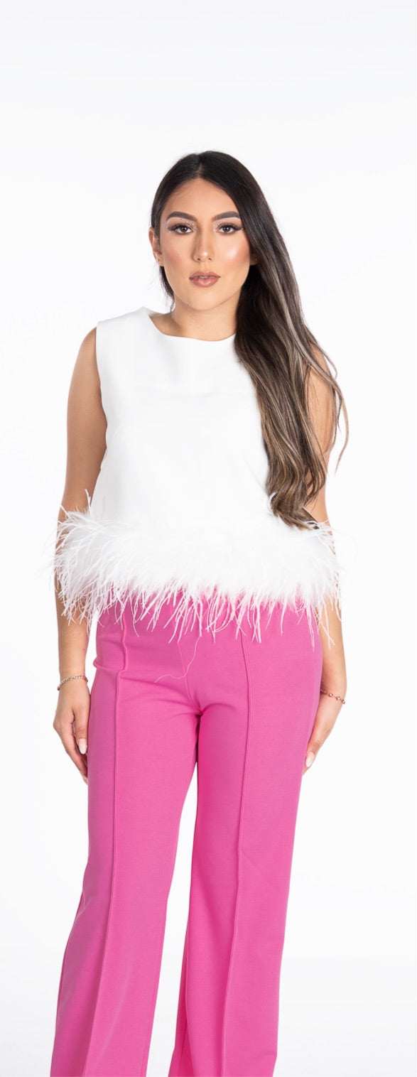 Fresita Feather Top