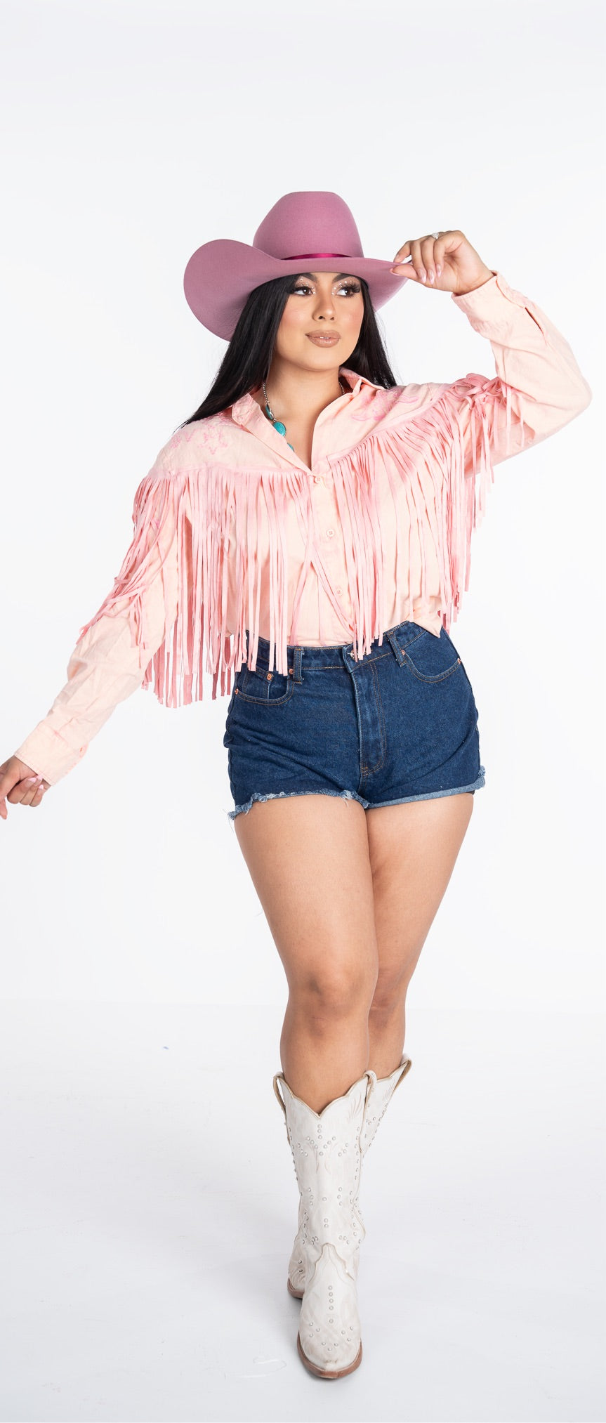 Araceli Fringe Top