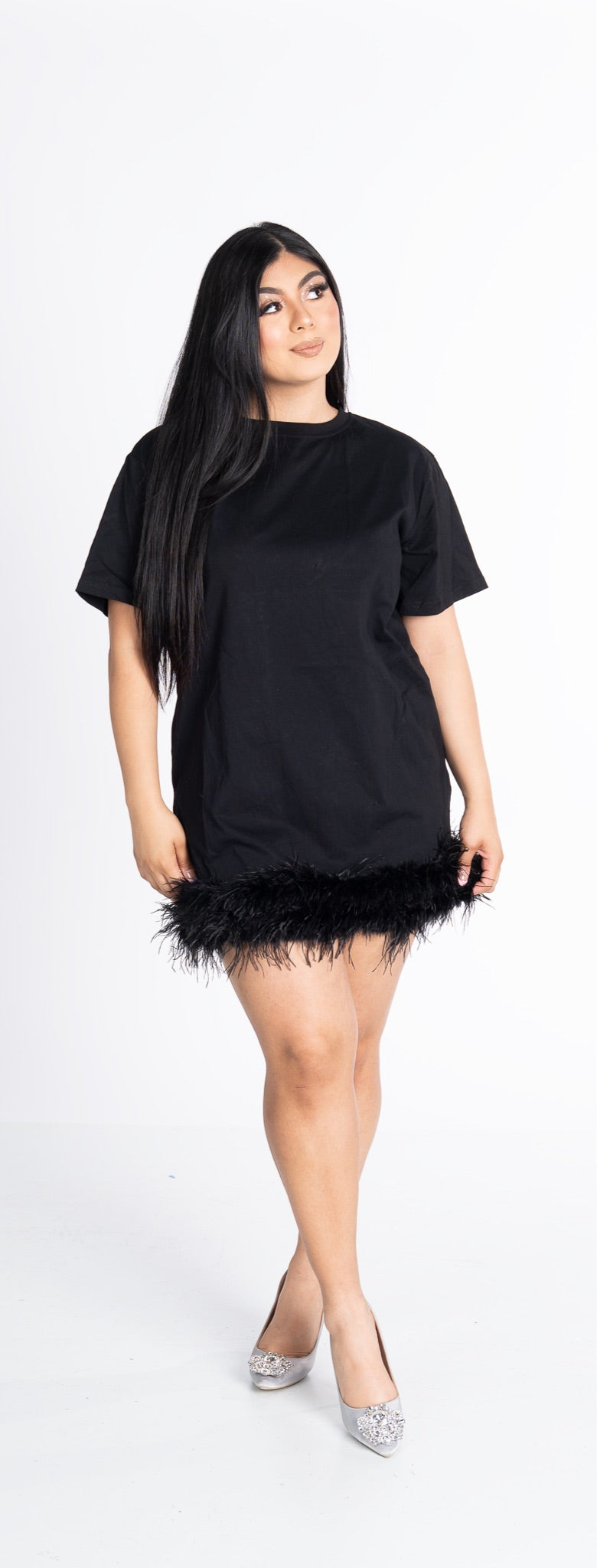 Feather T Dress