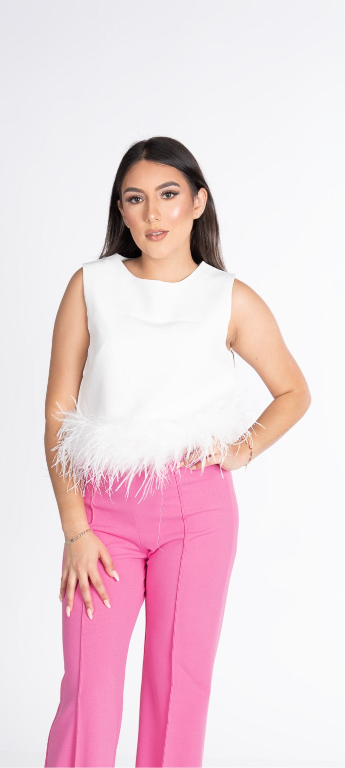 Fresita Feather Top