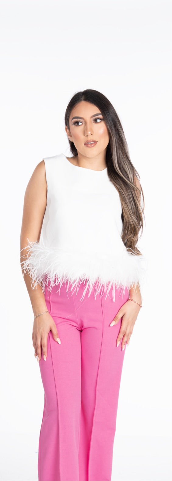 Fresita Feather Top