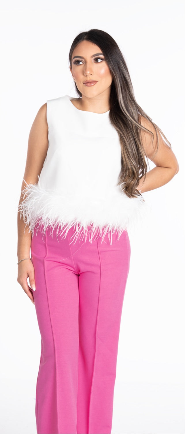 Fresita Feather Top