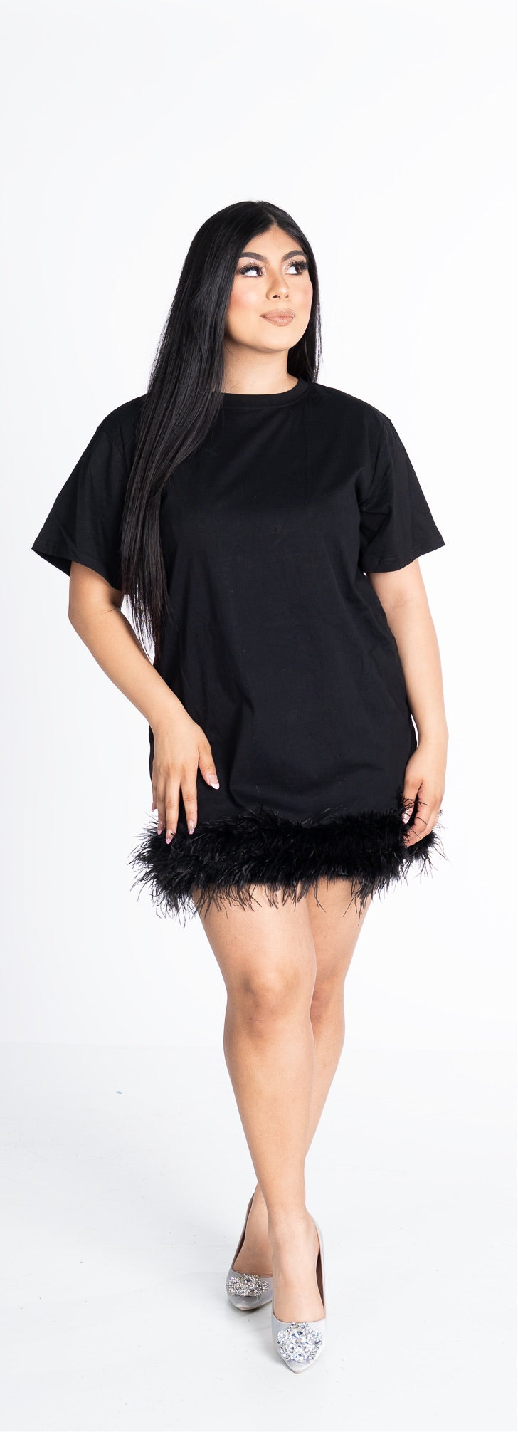 Feather T Dress