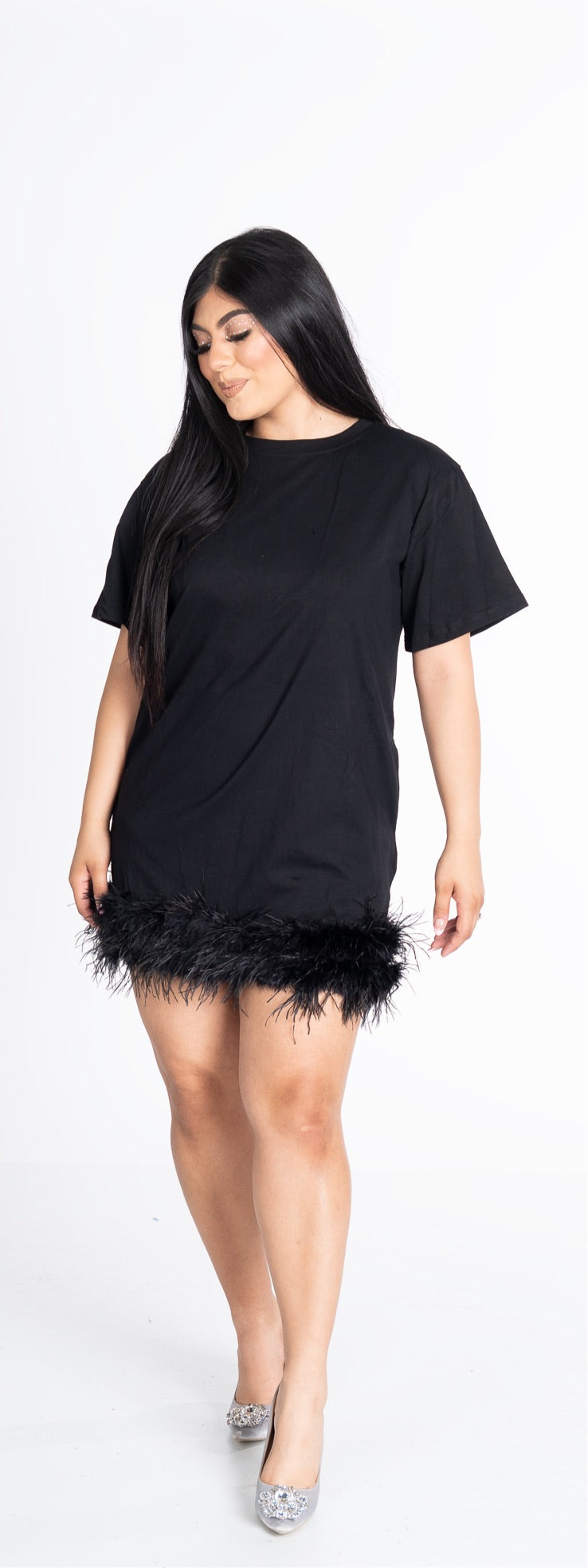 Feather T Dress