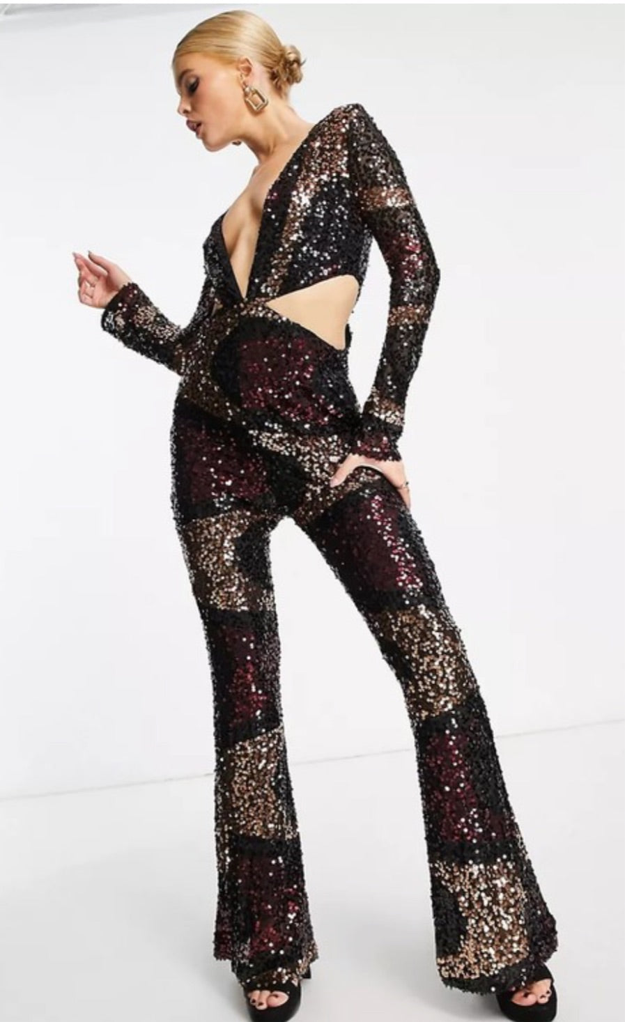 Vegas sequin Jumpsuit