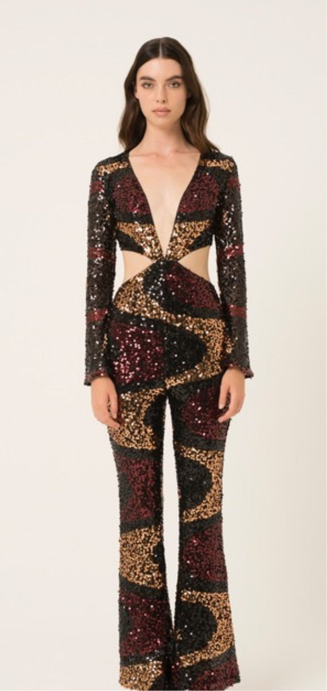 Vegas sequin Jumpsuit