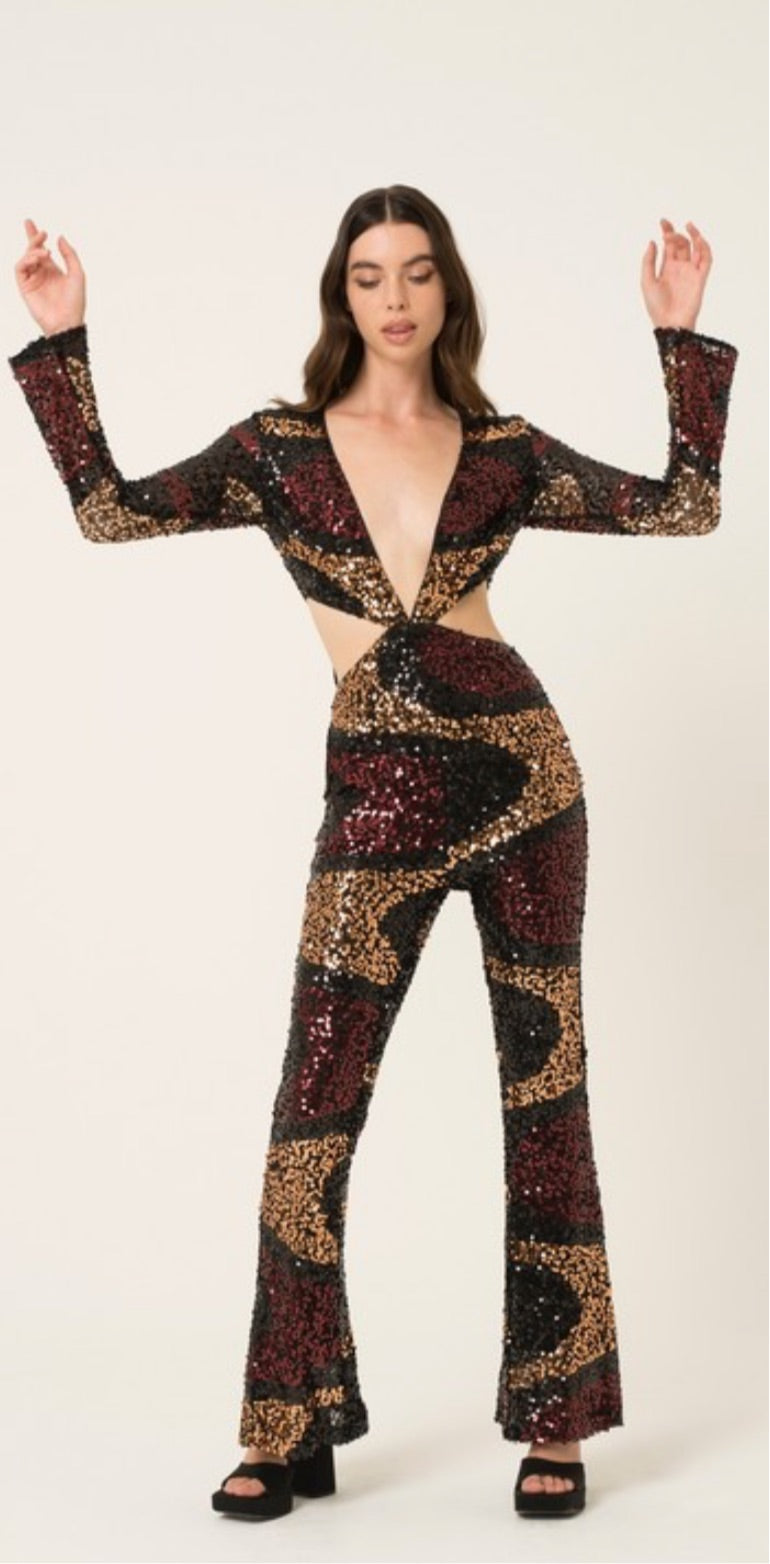 Vegas sequin Jumpsuit